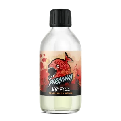Piranha E-Liquids 200ml Shortfill - Flavour#Stream Vulture>Acid Falls>Blood River>Blue Lagoon>Amazon Beast