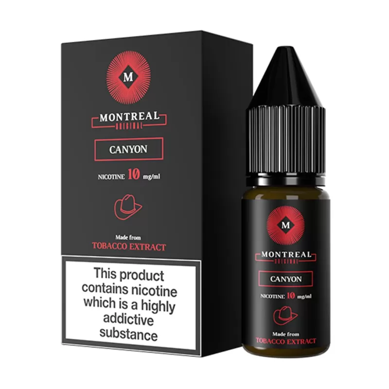 Montreal Original Nic Salt 10ml 10mg - Canyon - Image 3