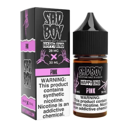 Sadboy Salt Happy End Line Pink Cotton Candy eJuice - Vape Product; Vape Product, Vape Product