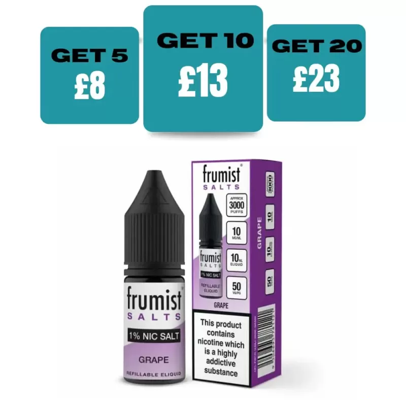 Frumist Bar Salt Nic Salts 10ml E-Liquid - Strawberry Ice Cream / 20mg