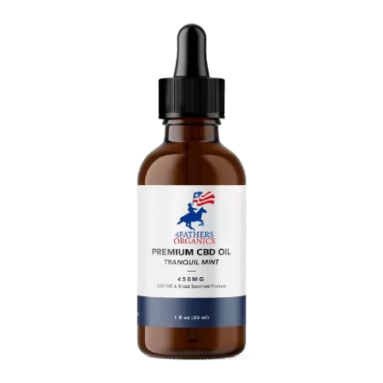 Tranquil Mint Organic Broad Spectrum CBD Tincture - strength#900mg>1350mg