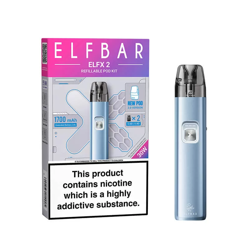 ELF BAR ELFX 2 Pod Vape Kit - Velvet Purple - Image 3