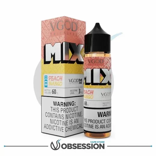Mix Iced Peach Mango eLiquid By VGOD MTL | 60ml