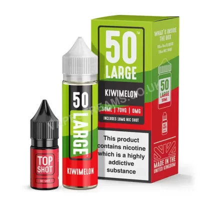 Kiwimelon by 50 Large Juice Short Fill - Vapestreams Co