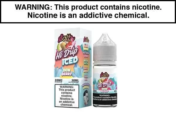 DEWBERRY ICED BY HI-DRIP SALTS 30ML - Vapejuice