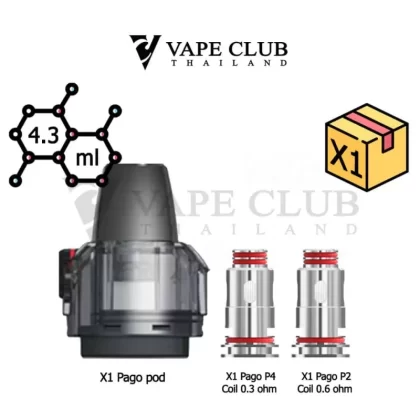 Vaptio Pago Empty Pod + Coil