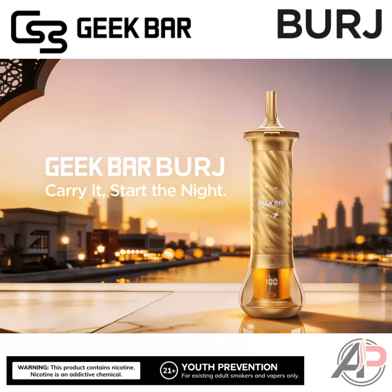 Geek Bar Burj 80K Puffs Hookah Disposable Vape Device - Image 2