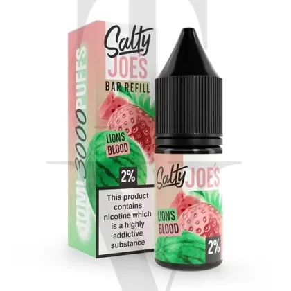 SALTY JOE’S LIONS BLOOD NIC SALT E-LIQUID