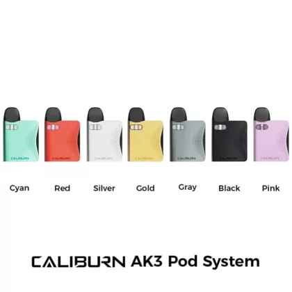 Uwell Caliburn AK3 Pod Kit - Cyan - Vapourdeal Co