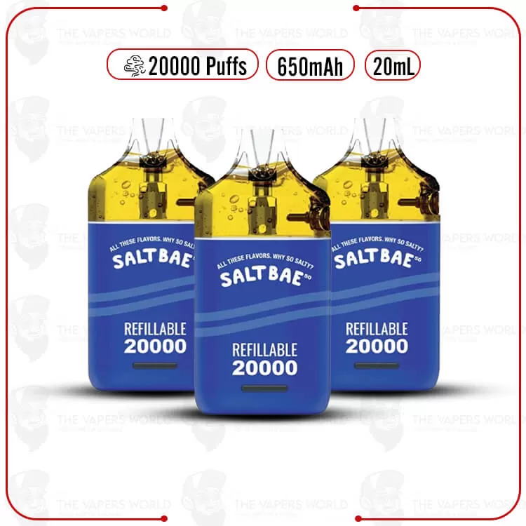 Salt Bae50 Refillable Disposable 20ml - Thevapersworld
