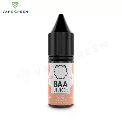 Cherry Peach Lemonade Nic Salt E-Liquid by Baa Juice - Eliquidsupply