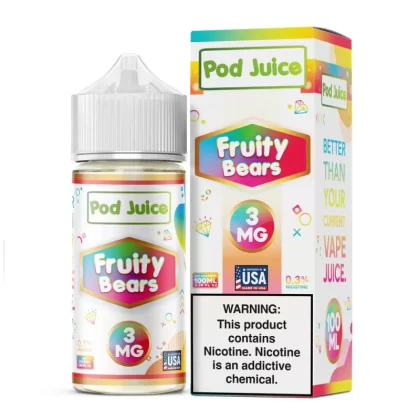 Pod Juice - Fruity Bears - 100ML E-Liquid