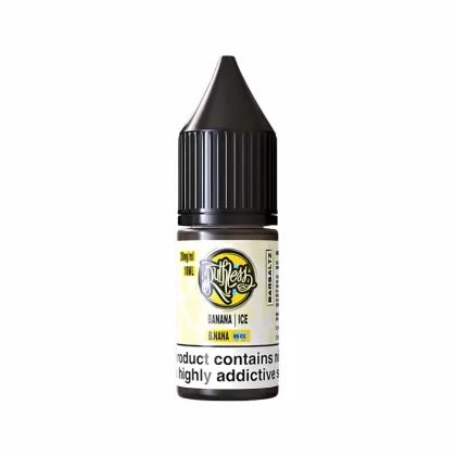 Ruthless Banana Ice Nic Salt Vape Juice - 10 Pack - 20mg