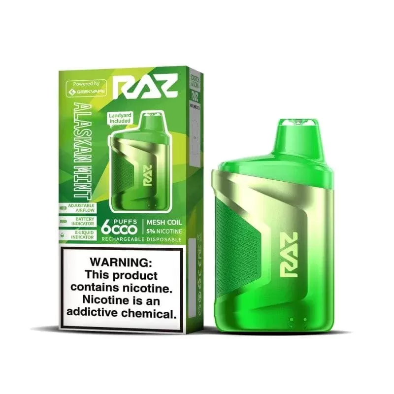 Alaskan Mint – RAZ CA6000 - Ejuicewarehouse