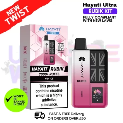 VIM ICE Hayati Rubik 7000 Puff 7K Bar