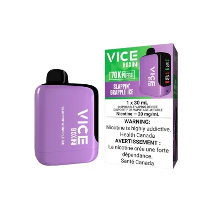 Vice Box 2 Disposable Vape – 70K Puffs – Slappin’ Grapple Ice