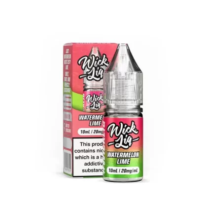 Wick Liq Bar Juice Watermelon Lime 10ml Nic Salts E-Liquid - Vape Product, Vape Product