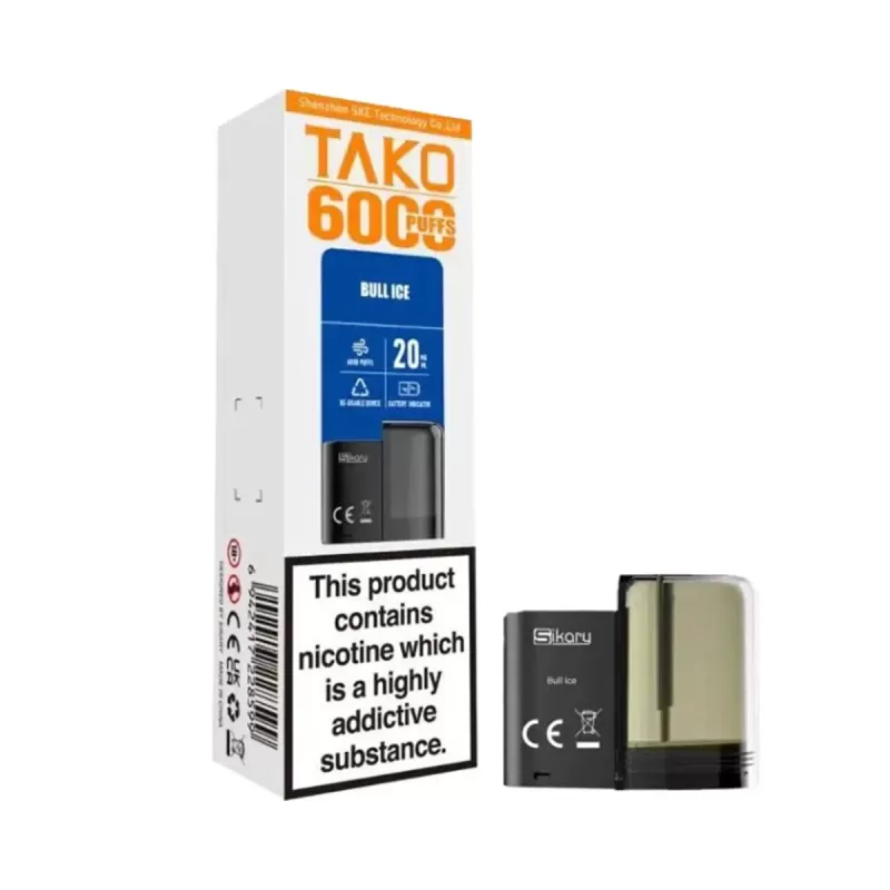 SKE Sikary TAKO SP6000 Prefilled Pods - Cherry Ice
