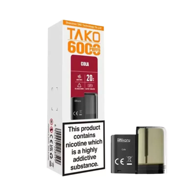 SKE Sikary TAKO SP6000 Prefilled Pods - Cherry Ice - Image 3