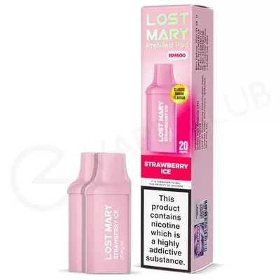 Strawberry Ice Lost Mary BM600 Prefilled Pods - Ecigpremium