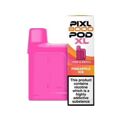Pineapple Ice Pixl 8000 Refill Pack - 20 mg - Vape Product