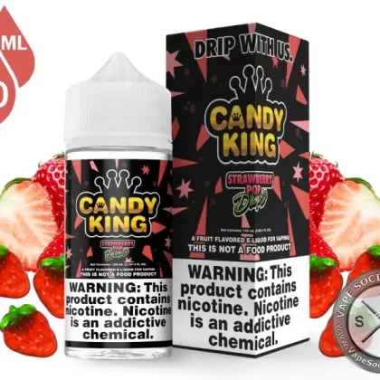 Strawberry Pop Drops Candy King 100ml - Vape Product, Vape Product