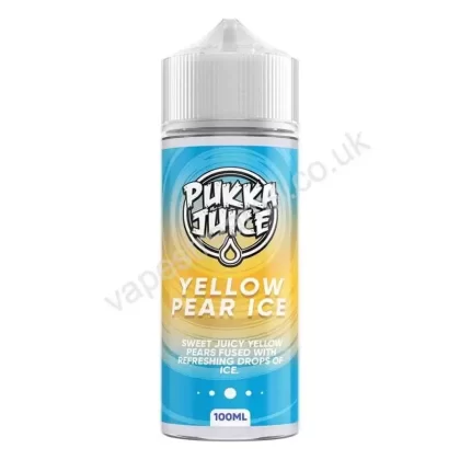 Yellow Pear Ice E-Liquid Shortfill by Pukka Juice - Vapestreams Co