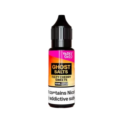Vapes Bars Ghost Salts Fizzy Cherry Sweet Nic Salt - 10 Pack - 10mg