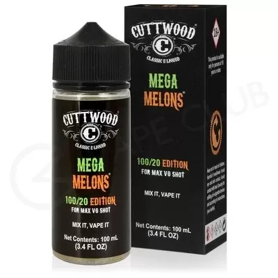 Mega Melons Shortfill E-Liquid by Cuttwood 100ml - Ecigpremium