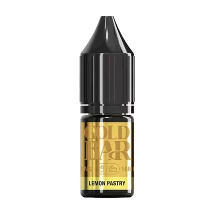 Gold Bar Lemon Pastry Nic Salt vape Juice - 10 Pack - 10mg