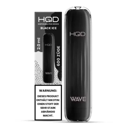 HQD Vape Surv – Blackberry Ice - HQD Vape / Nikotin-Benzoat / Propylenglykol / pflanzliches Glycerin / Aromastoffe / 18mg/ml / 500 mAh / ca. 600