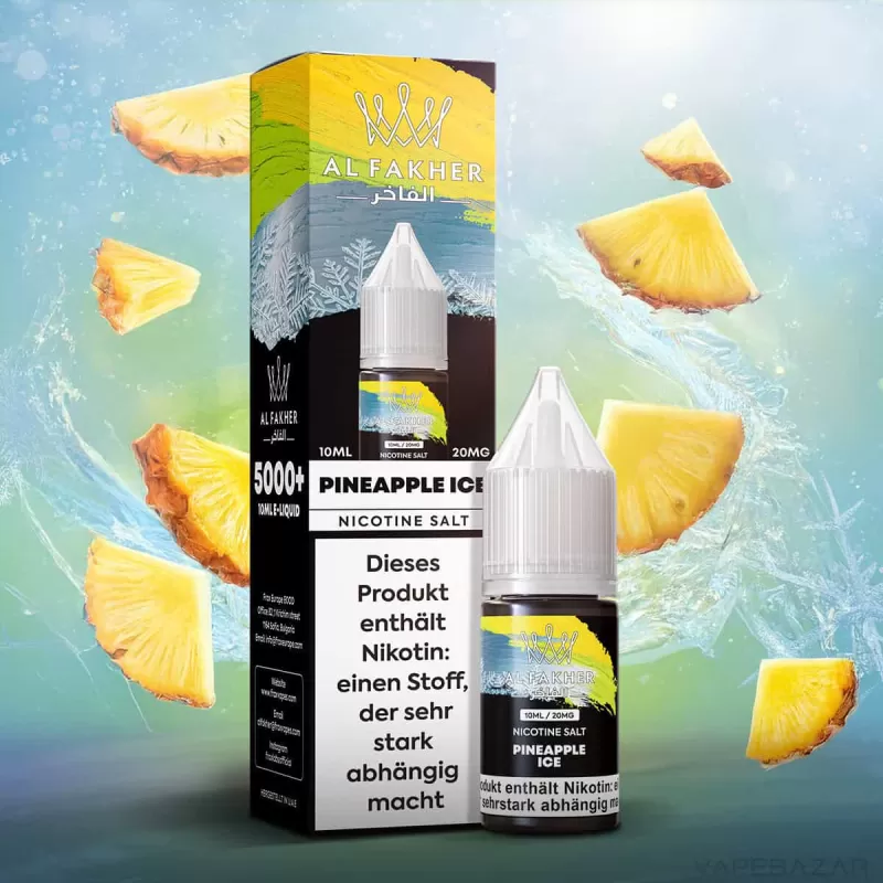 Al Fakher Liquid – Pineapple Ice - 20mg/ml