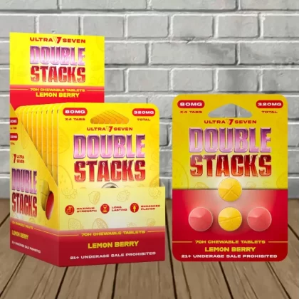 Ultra Seven Double Stacks 7-Oh Chewable Tablets 80mg