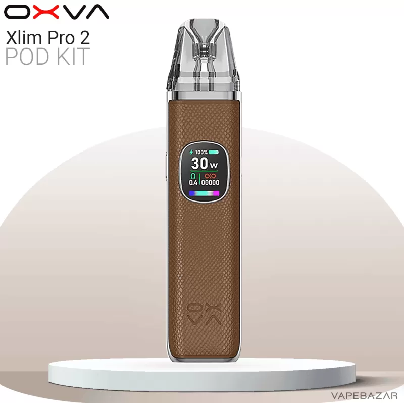 OXVA Xlim Pro 2 Pod Kit – Brown Python - Pod Kit / OXVA / 1300 mAh / max. 30 Watt / 2ml / USB-C