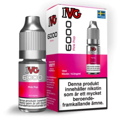 IVG Salt 6000 – Pink Pop 14,5mg 10ml - E Ciggbutiken Se
