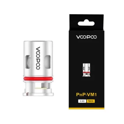 VOOPOO PnP Coils 5pk - VM1 0.3 ohm - Skullvaping