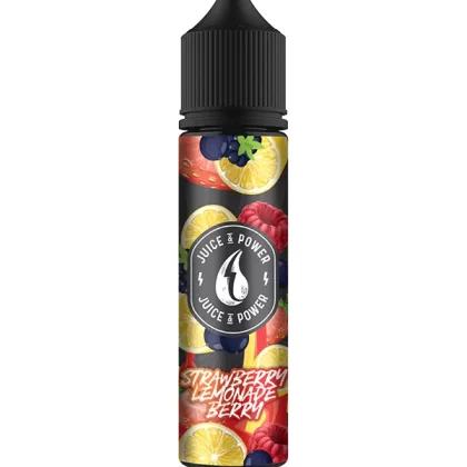 Juice"N"Power Strawberry Lemonade Berry 60ml E Liquid - 3mg