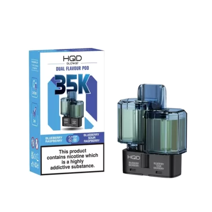 HQD Glow Air 35K Prefilled Pods - Watermelon Bubblegum / Strawberry Bubblegum