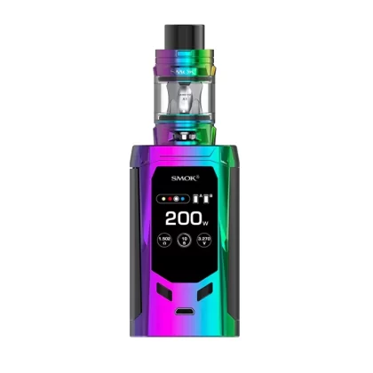 SMOK R-Kiss Electronic Cigarette Vape Kit - Rainbow 7 Colour / Black, Black