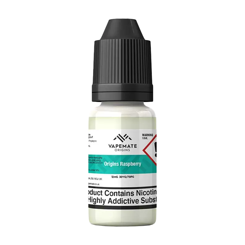 Vapemate Origins Raspberry 10ml - 18mg - Vape Product (C0841F)