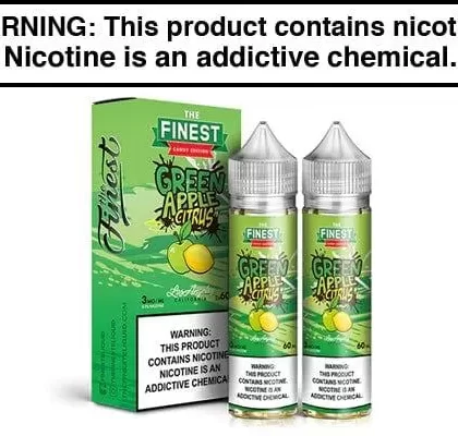 GREEN APPLE CITRUS BY THE FINEST SWEET AND SOUR SERIES 120ML - Vapejuice
