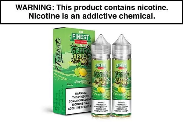 GREEN APPLE CITRUS BY THE FINEST SWEET AND SOUR SERIES 120ML - Vapejuice