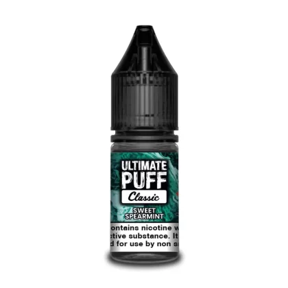 Ultimate Puff Classic Sweet Spearmint 10ml Vape Juice - 10 Pack - Strength 6mg