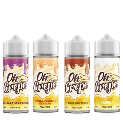 0mg Oh Crepe 100ml Shortfill (70VG/30PG) - Vape Co