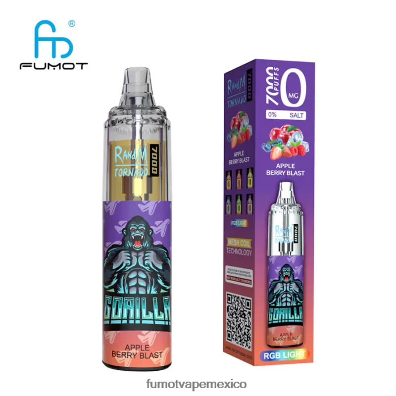 Fumot Tornado Pluma vaporizador desechable 0% 7000 – 14 ml (1 pieza) mentol de grosella negra H0XPTX503 Fumot Sabores - Fumotvapemexico - Image 2