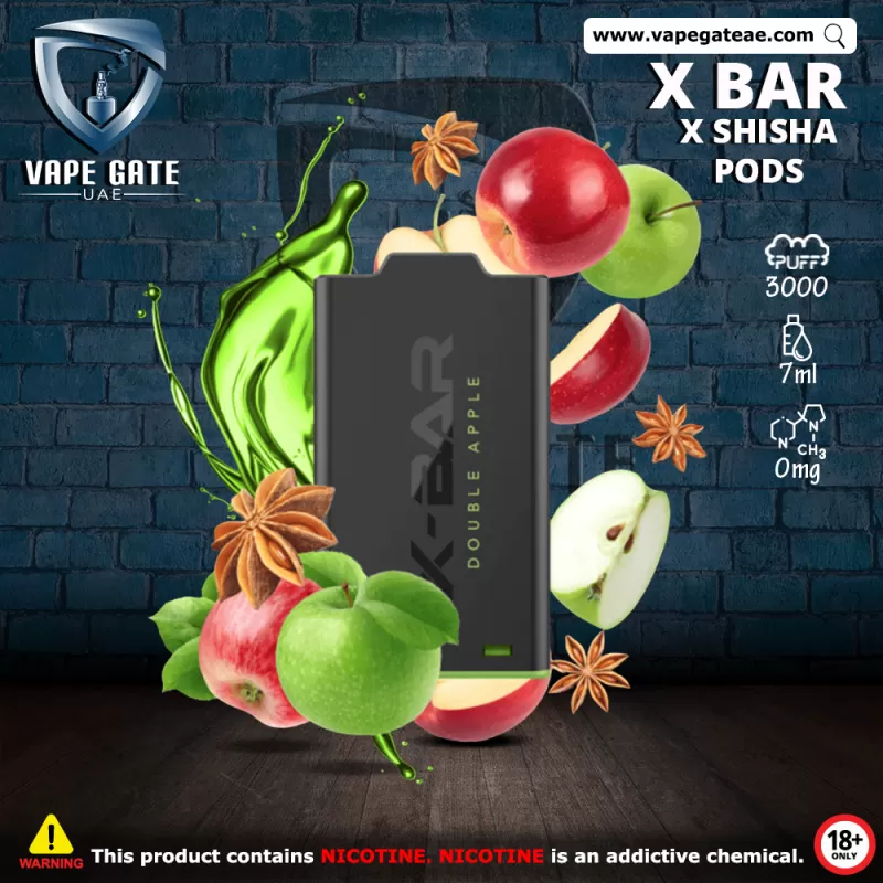 X-BAR X-SHISHA REPLACEMENT PODS - Double Apple