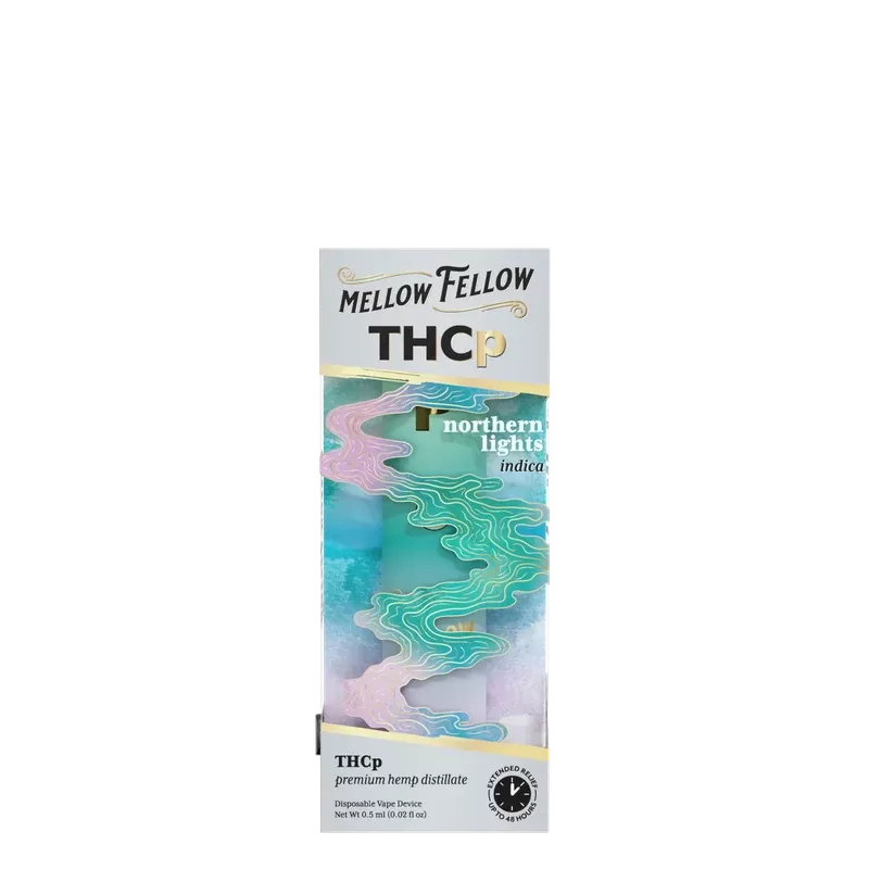 Mellow Fellow THCp 0.5g Disposable Vape – Northern Lights (Indica)