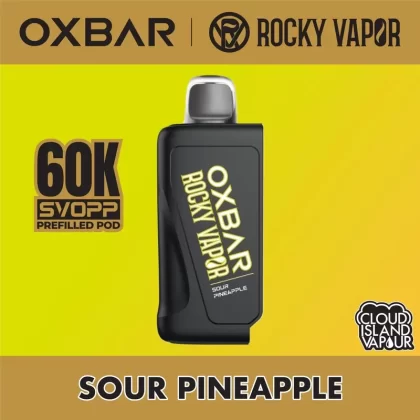 Rocky Vapor Oxbar Svopp 60K Pod Pack – Sour Pineapple