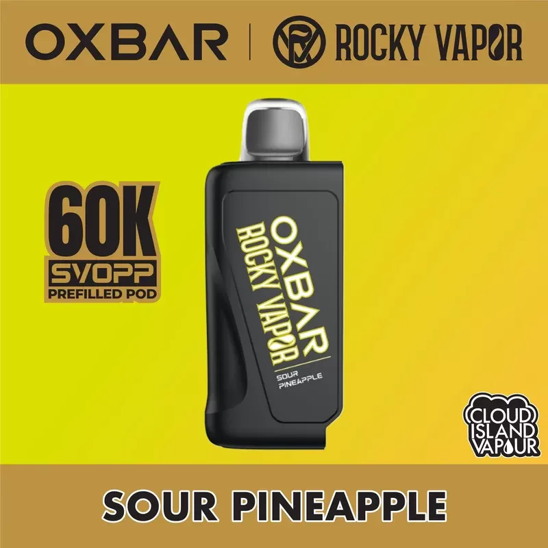 Rocky Vapor Oxbar Svopp 60K Pod Pack – Sour Pineapple