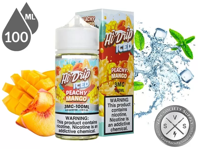 Peachy Mango Iced By Hi Drip E-Liquids 100ml